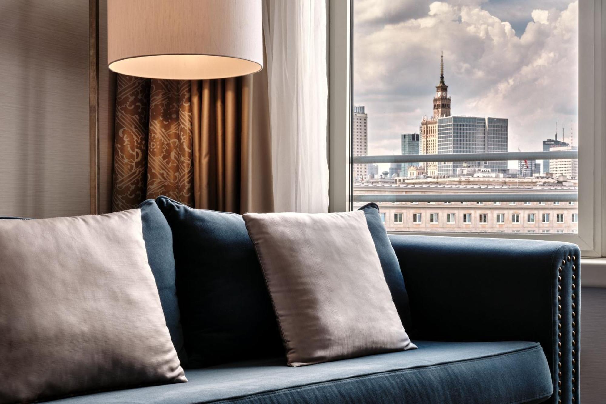 Sheraton Grand Warsaw Exterior photo A view of the city from a suite at the Mandarin Oriental, Munich